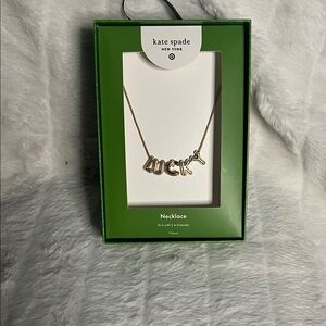 Kate Spade Gold 'Lucky' Pendant Necklace